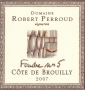 tiquette deRobert Perroud - Foudre N5
