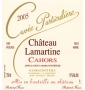 tiquette deChteau Lamartine - Cuve Particulire 