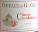 tiquette deCoteaux de Glanes - Chenin Chardonnay