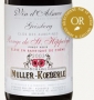 Étiquette deMuller Koeberlé - Rouge de St Hippolyte - Clos des Aubépines - Chêne