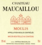 Étiquette deChâteau Maucaillou 
